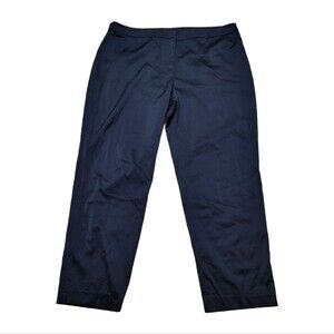 Eileen Fisher Black Satin Feel Dress Pants Size Large